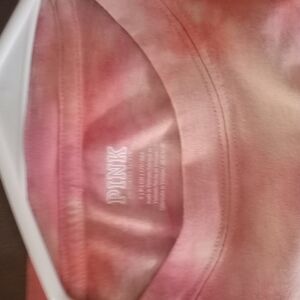 Victoria Secret's/PINK- small,long sleeve pink tie dye